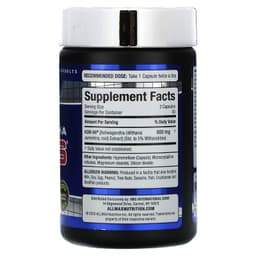 ALLMAX, Essentials, ашваганда KSM-66, 60 растительных капсул (300 мг на капсулу)
