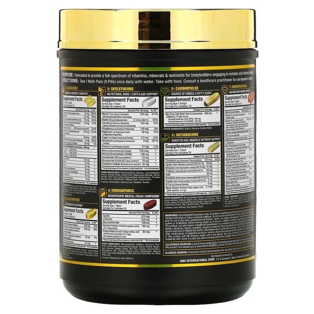 ALLMAX, VITASTACK, набор таблеток, 30 комплектных упаковок