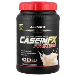ALLMAX, CaseinFX, 100%-ный казеиновый мицеллярный протеин, ваниль, 907 г