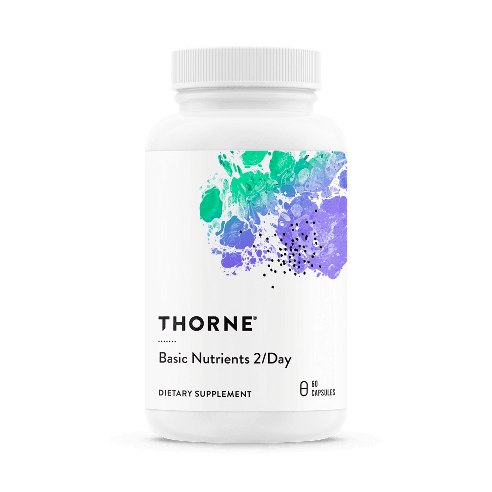 Thorne Research, базовые питательные вещества для приема 2 капсул в день, 60 капсул