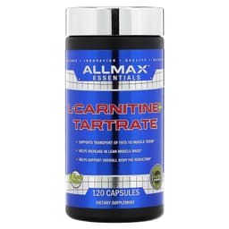 ALLMAX, Essentials, L-карнитин 1000 MG и тартрат, 120 капсул