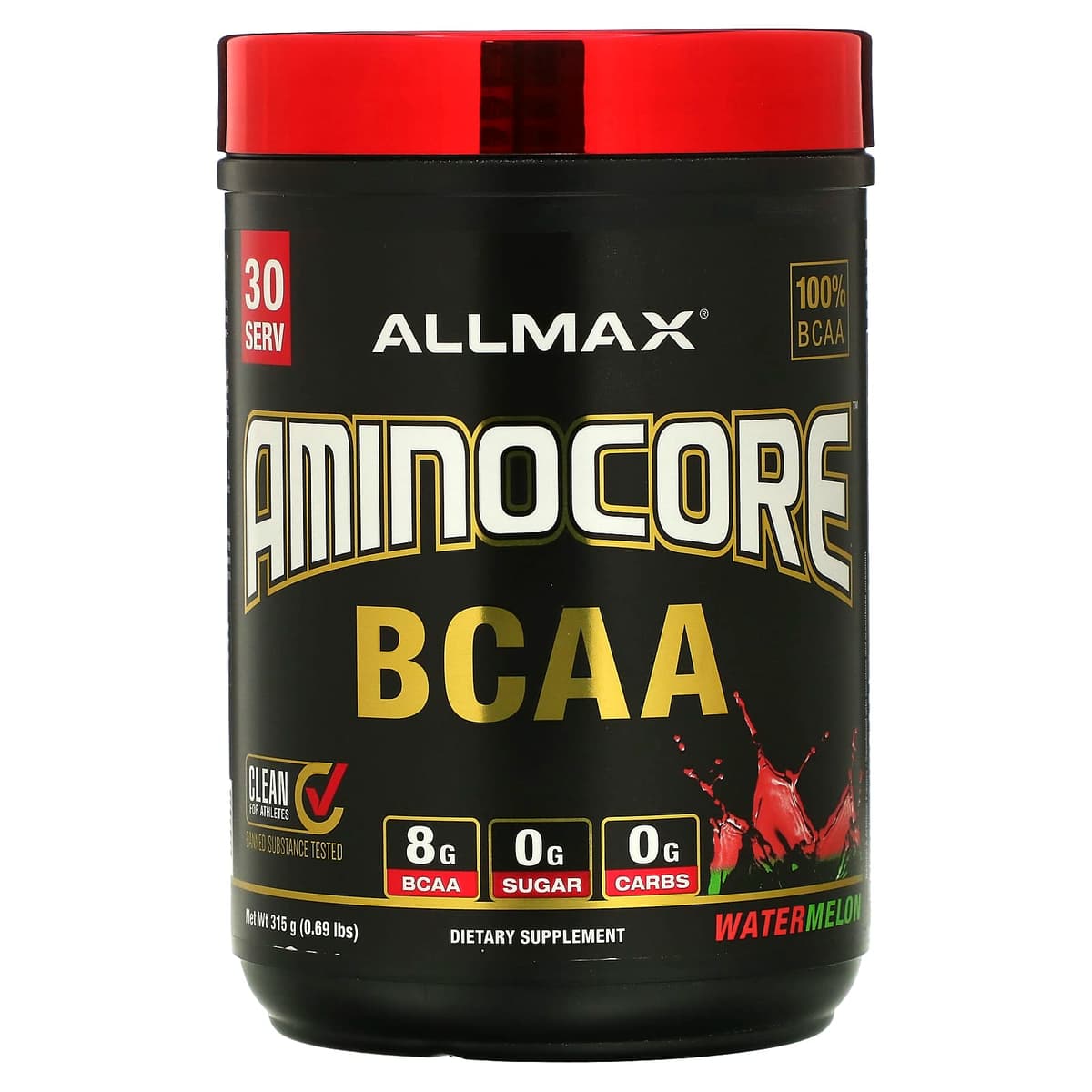 ALLMAX, AMINOCORE BCAA, Арбуз, 345 г