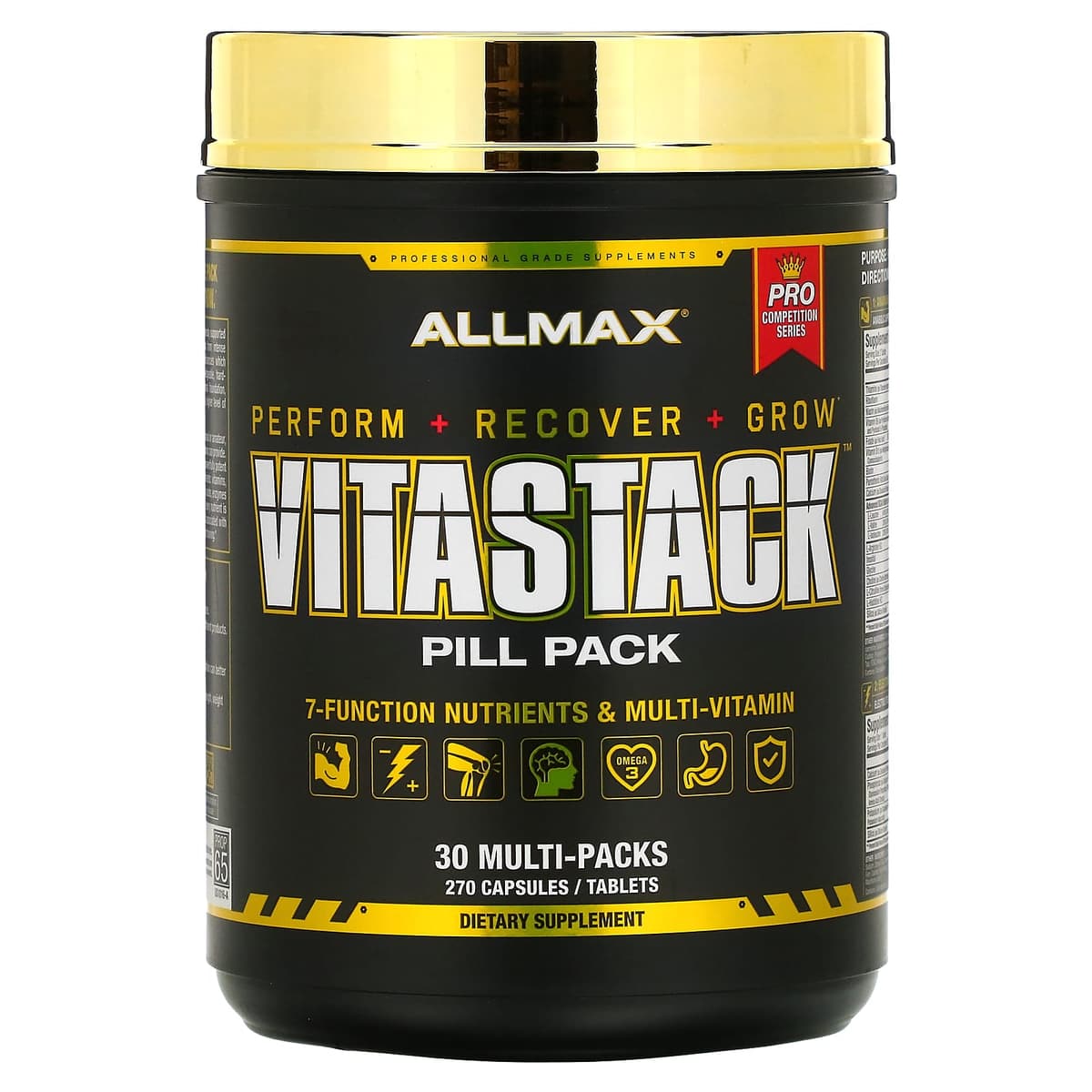 ALLMAX, VITASTACK, набор таблеток, 30 комплектных упаковок