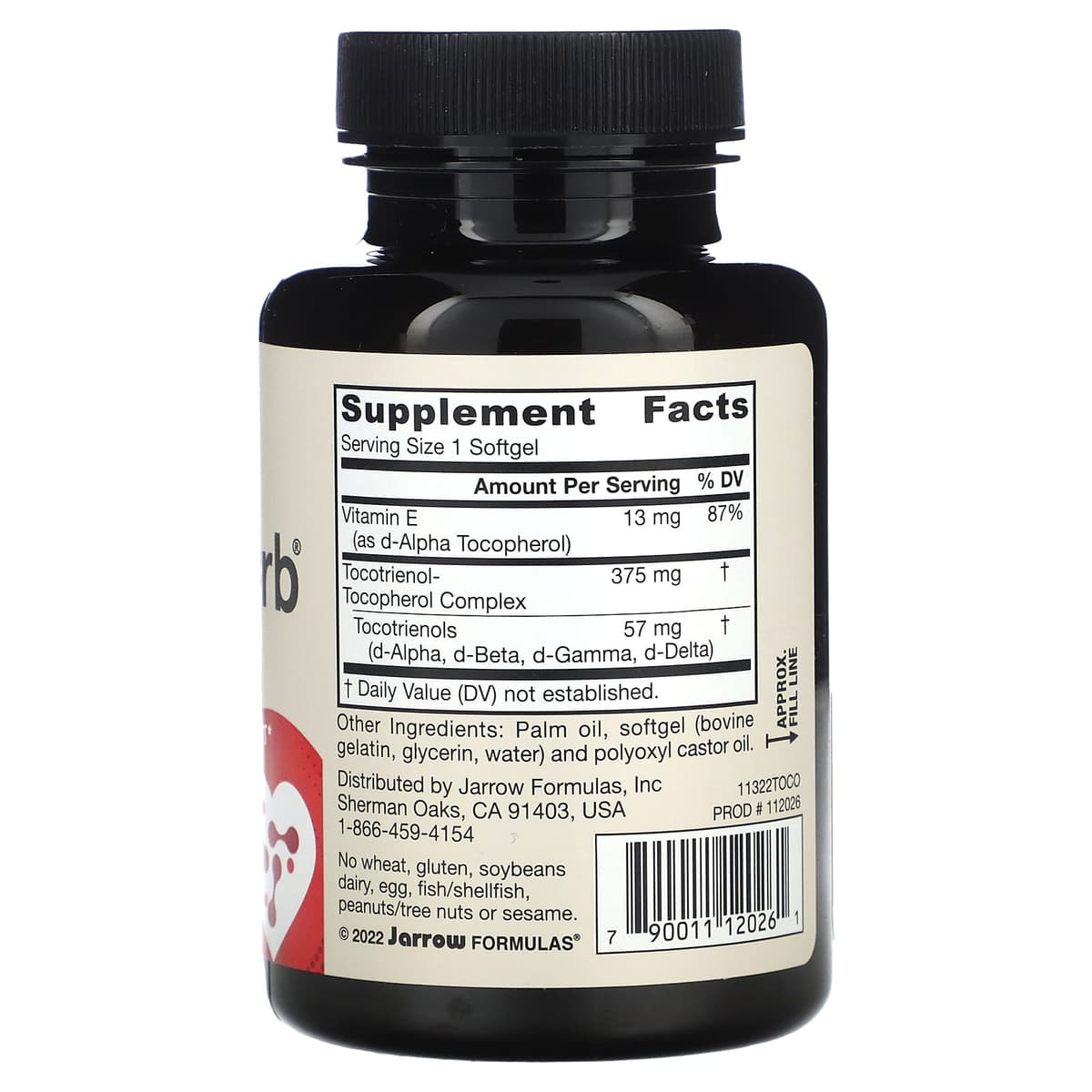 Jarrow Formulas, Toco-Sorb, 60 капсул