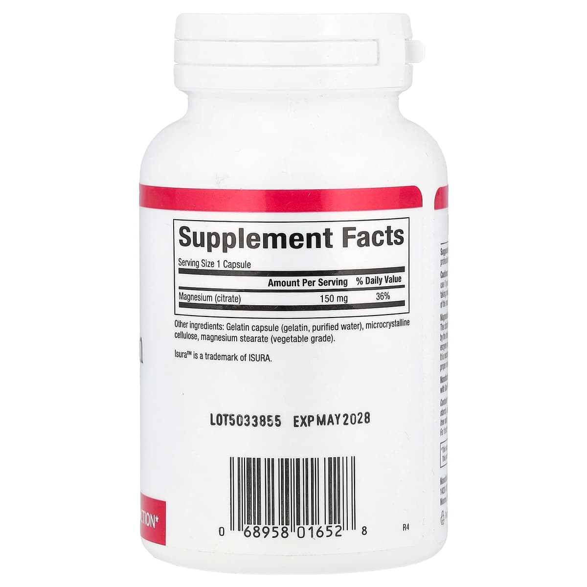 Natural Factors, цитрат магния, 150 мг, 90 капсул