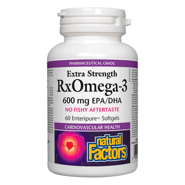 Natural Factors Women's Complete RxOmega-3, 600 мг, 60 капсул