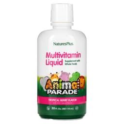 NaturesPlus, Animal Parade, мультивитамины для детей в жидкой форме, вкус тропических ягод, 887,1 мл (30 жидк. унций)