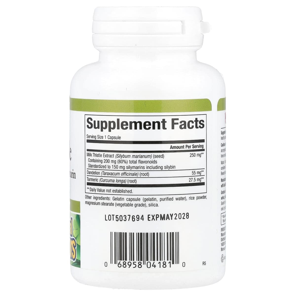 Natural Factors, Herbal Factors, расторопша, 250 мг, 90 капсул