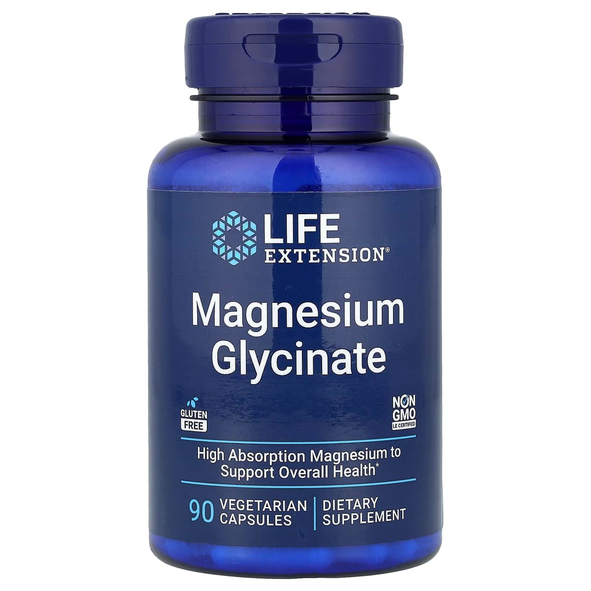 Life Extension, Глицинат магния, 90 капсул (105 мг на капсулу)