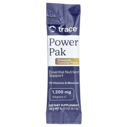 Trace, PowerPak, электролит для повышения выносливости, ананас и кокос, 30 пакетиков, по 6,1 г