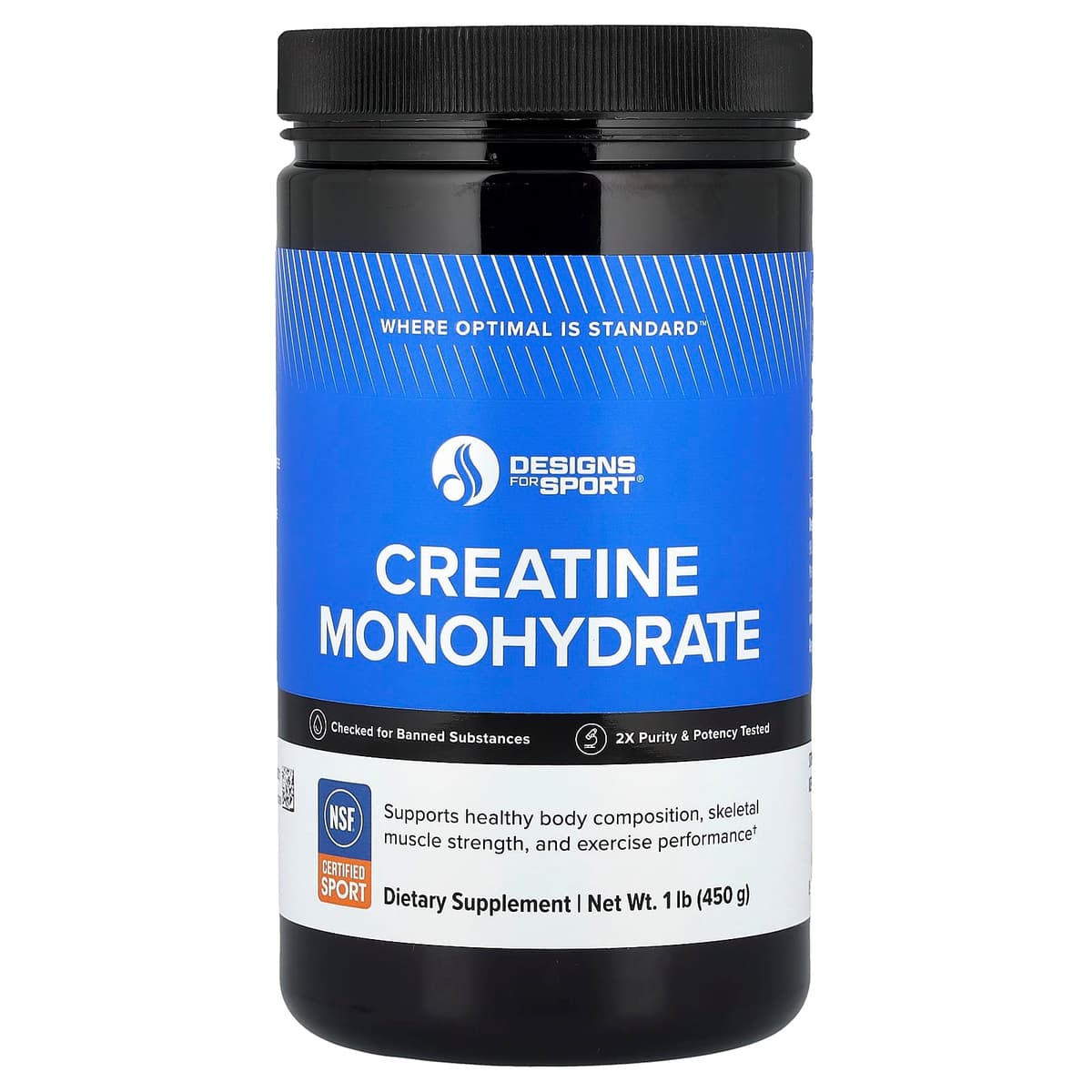 Designs For Health, Designs for Sport, моногидрат креатина, 450 г (1 фунт)