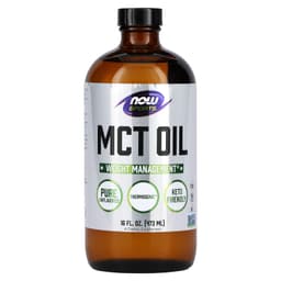 NOW Foods, Sports, Масло MCT со среднецепочечными триглицеридами, с нейтральным вкусом, 473 мл (16 жидк. унций)