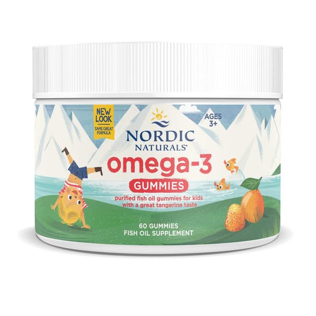 Nordic Naturals, Жевательные конфеты Nordic Omega-3 со вкусом мандарина, 60 жевательных конфет