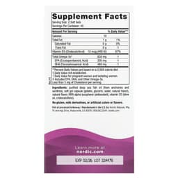 Nordic Naturals Prenatal DHA, клубника - 830 мг омега-3 + 400 МЕ витамина D3-90 в мягких гелях - поддерживает развитие мозга у детей во время беременности и лактации срок годности 06/2028