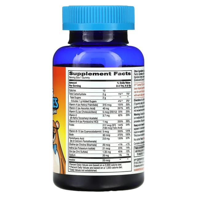 21st Century, Zoo Friends, мультивитаминные жевательные мармеладки, витамин C, 60 жевательных таблеток