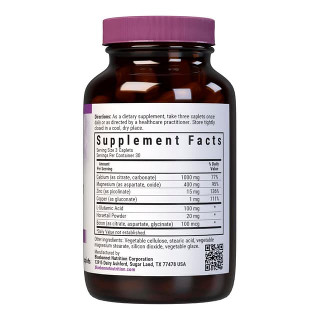 BlueBonnet — Calcium Magnesium Zinc, 90 капсул