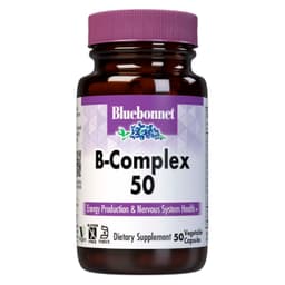 Bluebonnet Nutrition, B Complex 50, 50 растительных капсул