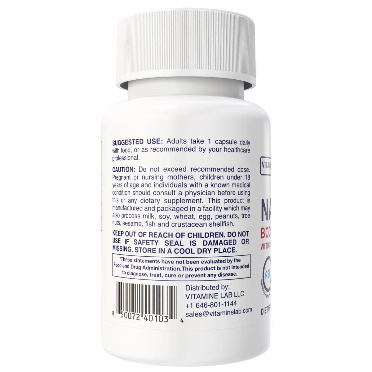 Vita Mine Lab - NAD+ Boost Pro, 30 капсул