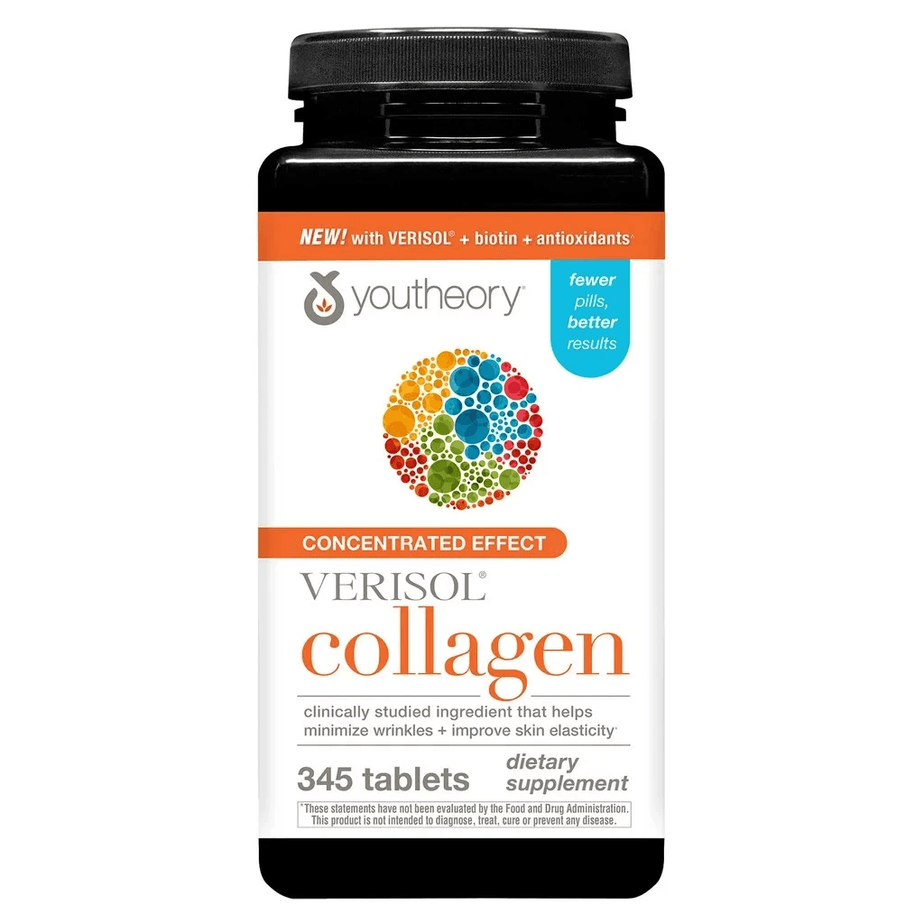 Youtheory, Verisol Collagen, коллаген с верисолом, 345 таблеток