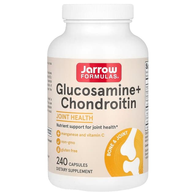 Jarrow Formulas, Глюкозамин с хондроитином , 240 капсул