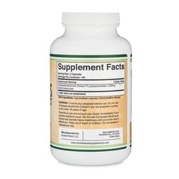Double Wood - Cordyceps Mushroom Extract, Экстракт кордицепса, 1000 мг, 210 капсул