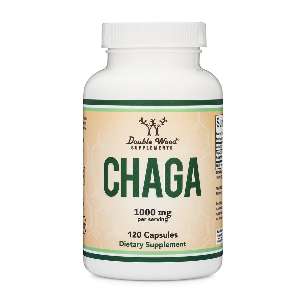 Double Wood - CHAGA, 1000 мг, 120 капсул