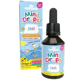 Natures Aid - DHA Drops с Омега 3 для детей и младенцев от 3 месяцев, 50 мл