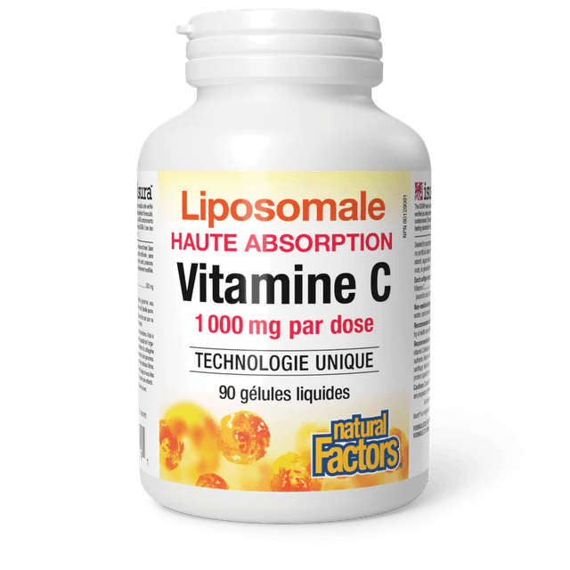 Natural Factors Liposomal Vitamin C, 1000 мг, 90 капсул