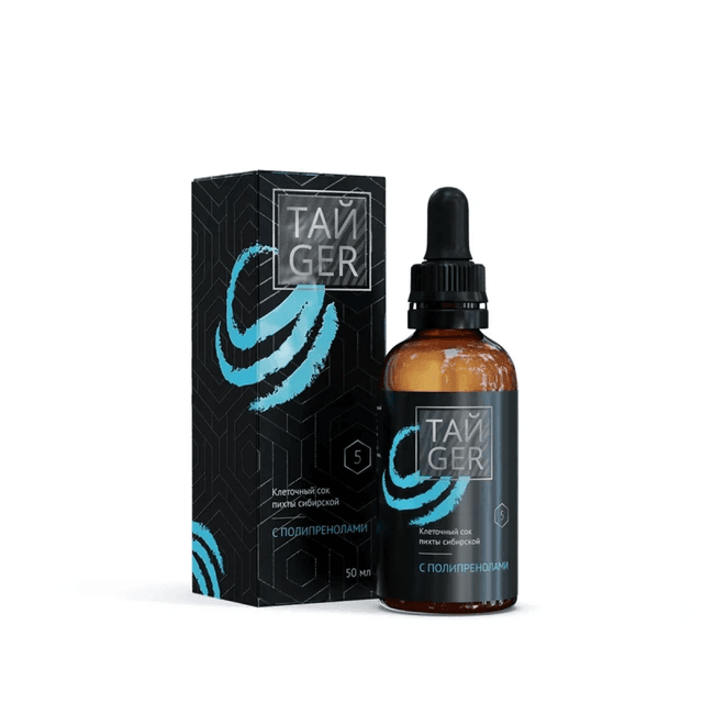 ТАЙGER - Клеточный сок пихты сибирской с полипренолами, 50?мл
