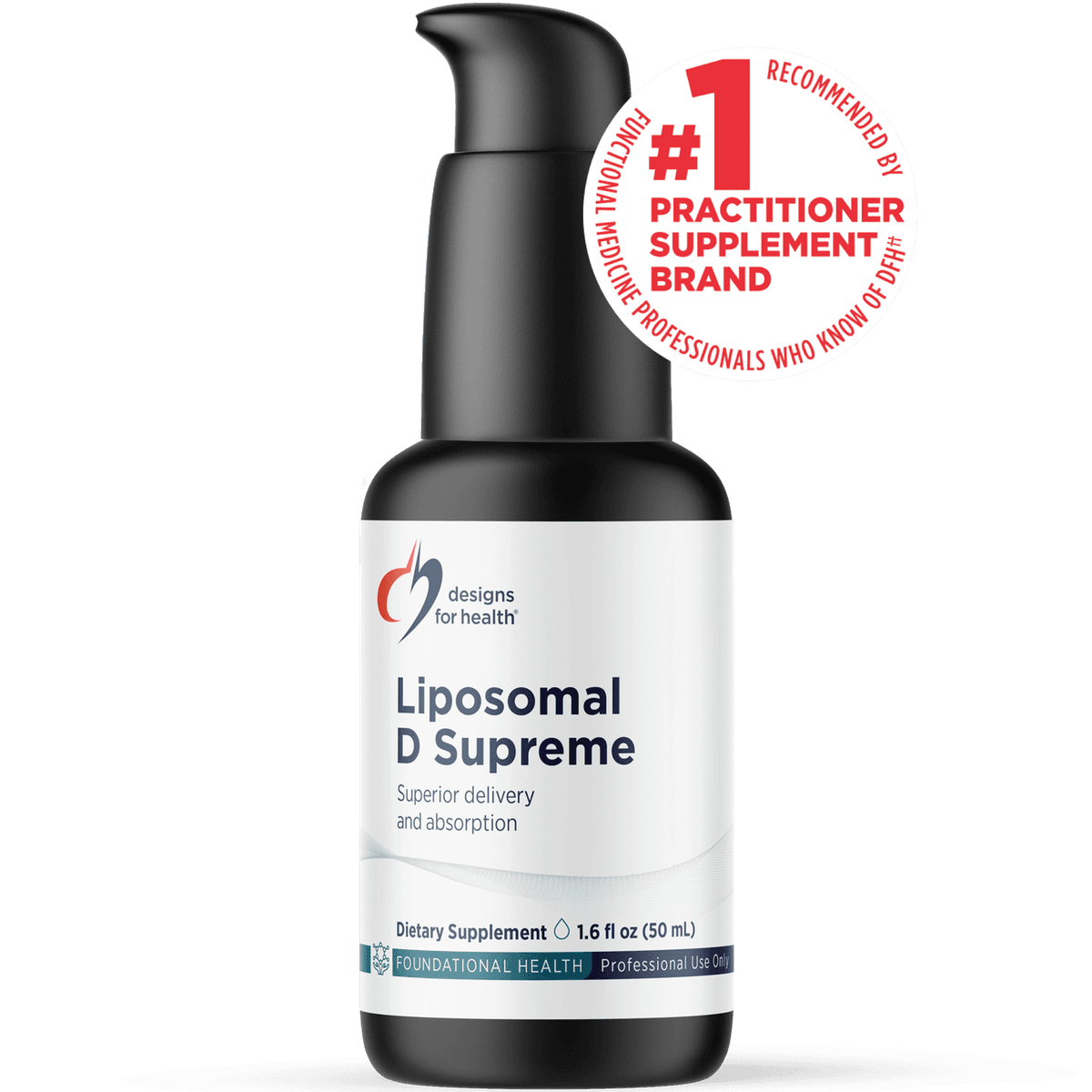 Designs for Health Liposomal D Supreme - 1.6 жидких унций (50 мл)