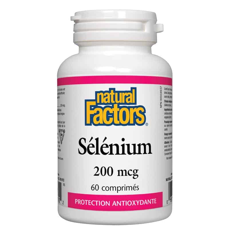 Natural Factors Selenium, 200 мкг, 60 таблеток