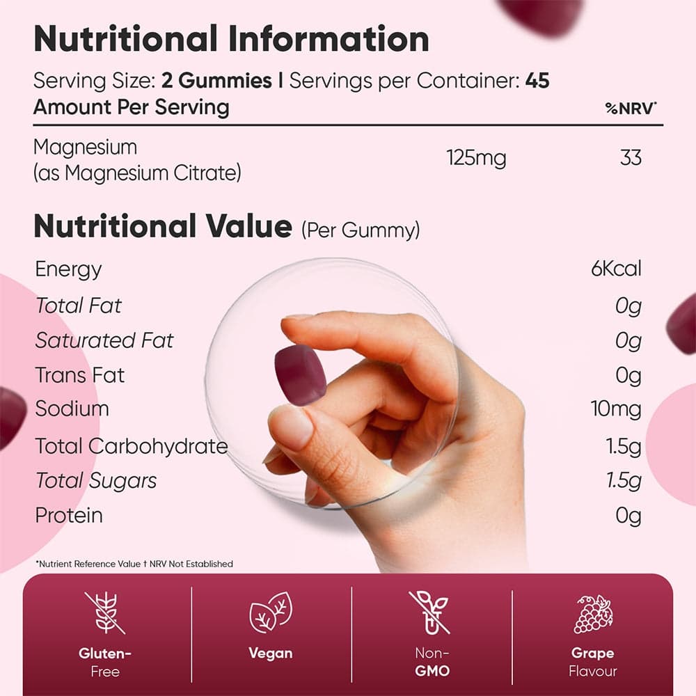 WeightWorld - Magnesium Gummies, 125 мг, 90 шт