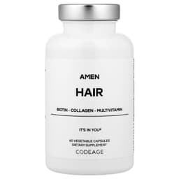 Codeage, Amen Hair, Биотин, 60 растительных капсул