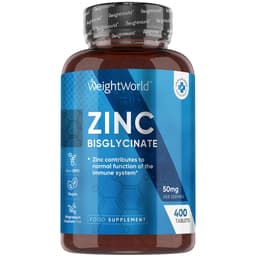 WeightWorld - Цинк Бисглицинат, 50 мг, 400 таблеток