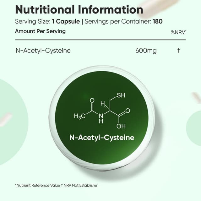 WeightWorld - NAC N-Acetyl Cysteine, 600 мг, 180 капсул