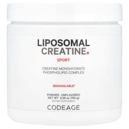 Codeage, Sport, липосомальный креатин в порошке, без добавок, 150 г (5,29 унции)