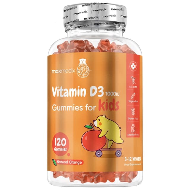 WeightWorld - Vitamin D3 Gummies for Kids, 1000 UI, 120 шт