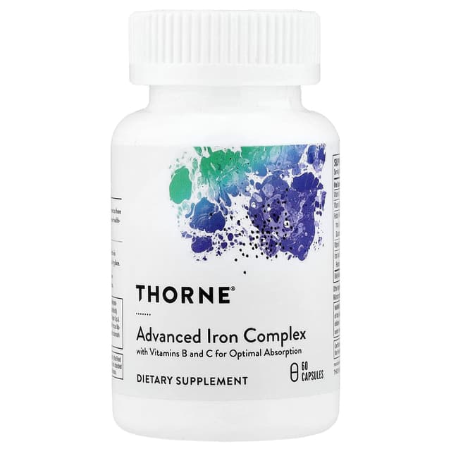 Thorne, Advanced Iron Complex, 60 капсул