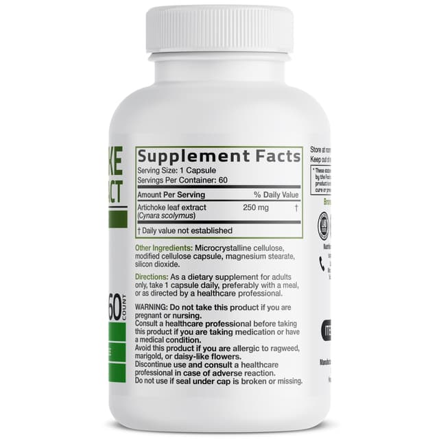 Bronson - Artichoke Leaf Extract , 60 капсул