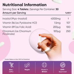WeightWorld - Myo-Inositol, Мультивитамины для женщин с Мио Инозитолом, 4000 мг, 120 таблеток