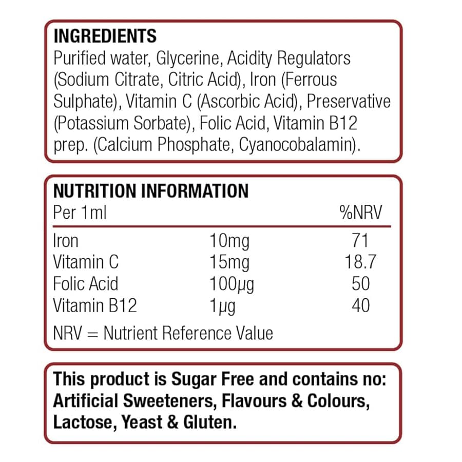 Natures Aid Iron Mini Drops для детей — жидкое железо для когнитивного развития, 50 мл, 10 мг на порцию