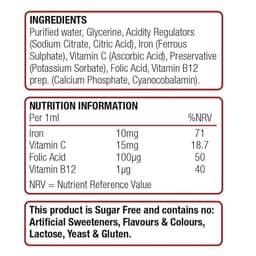 Natures Aid Iron Mini Drops для детей — жидкое железо для когнитивного развития, 50 мл, 10 мг на порцию