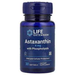 Life Extension, астаксантин с фосфолипидами, 30 капсул