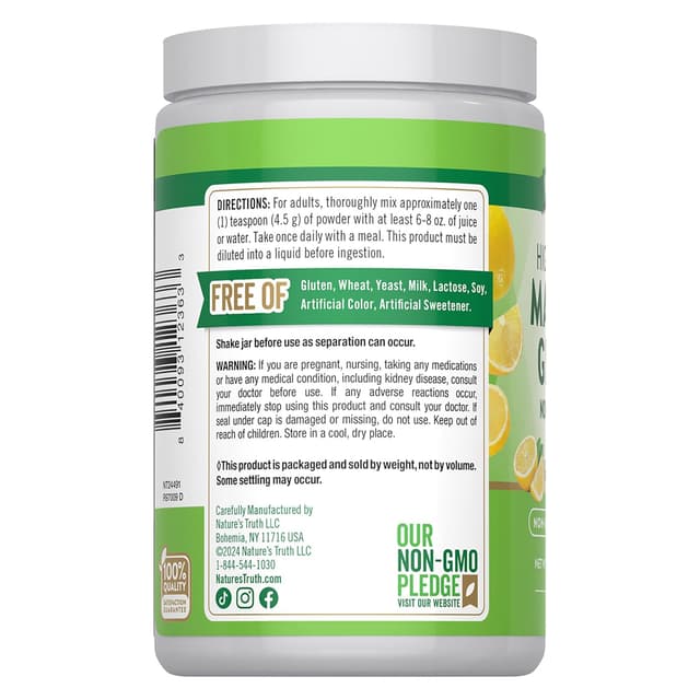 Nature's Truth Magnesium Glycinate Powder | 6 oz
