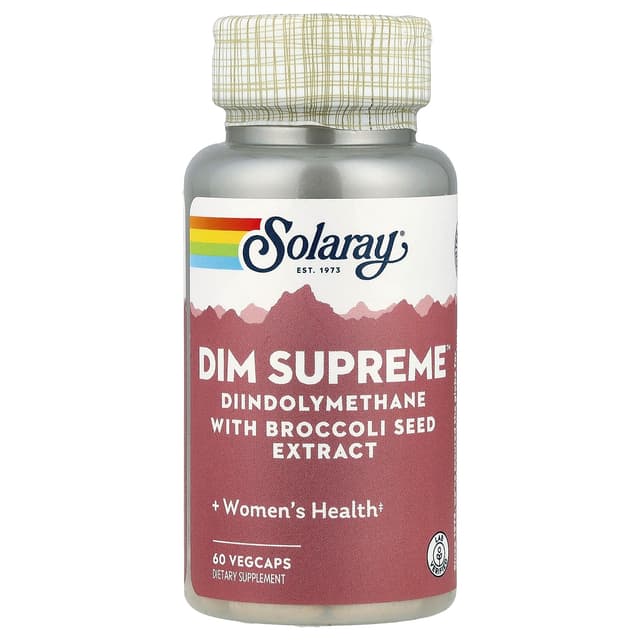 Solaray, DIM Supreme, 60 капсул