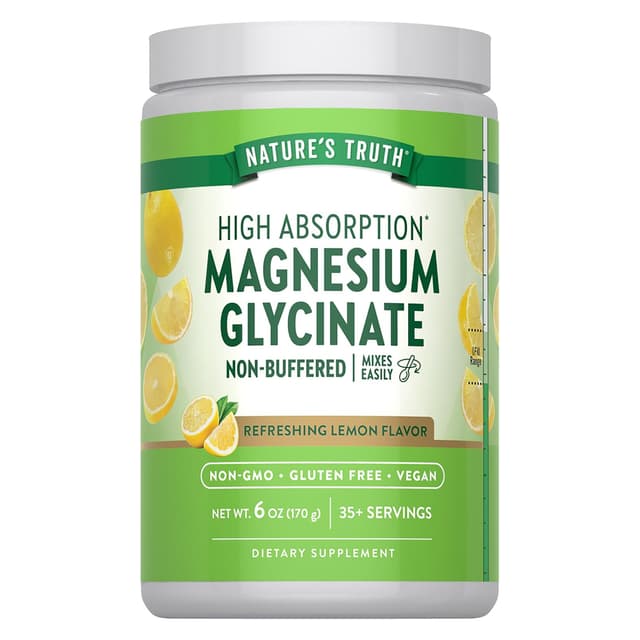Nature's Truth Magnesium Glycinate Powder | 6 oz
