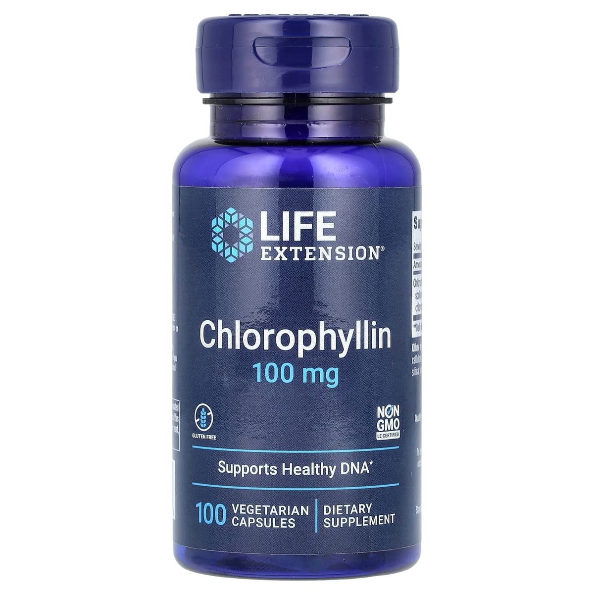 Life Extension, Хлорофиллин, 100 мг, 100 вегетарианских капсул