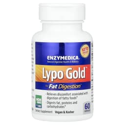 Enzymedica, Lypo Gold, добавка для переваривания жиров, 60 капсул