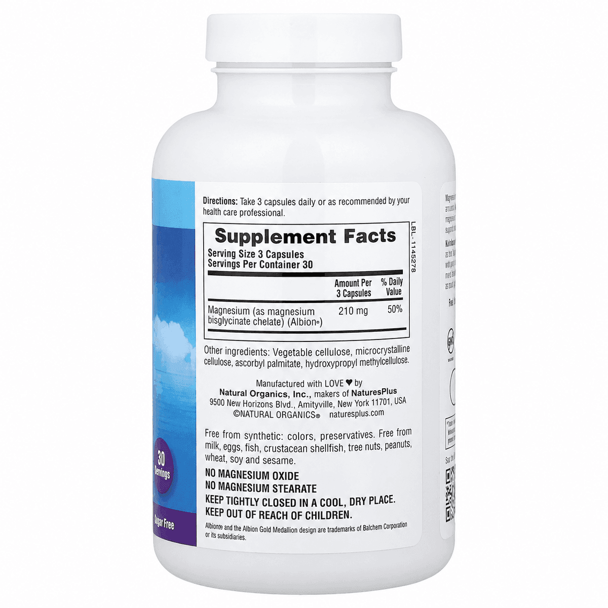 NaturesPlus, KalmAssure, бисглицинат магния, 90 капсул