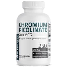 Bronson - Chromium Picolinate, 200 mcg, 250 капсул